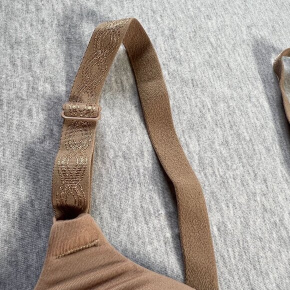 Simply Perfect By Warners Super Soft Wire-Free Comfort Bra 40B Beige Adjustable - Picture 4 of 10
